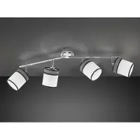 Wofi 11645 DAVIE LED-plafondlamp LED E14 Chroom