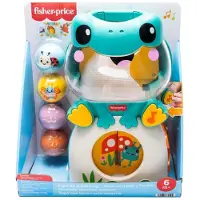 Fisher Price Fisher-Price Lichtgevende en Rollende kikker - muzikaal balspel voor baby's en peuters