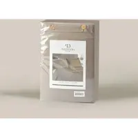 Primaviera Deluxe Dekbedovertrek Hotel Stripe Taupe Katoensatijn-140 x 200 / 220 cm | 1-Persoons