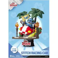 Beast Kingdom Toys LILO & STITCH - Stitch Raceauto - Diorama D-Stage 14,6cm