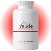 Vaud Omega-3 Fish Oil 2000mg - Met 600mg EPA & DHA - Ondersteunt de Hartfunctie - Softgels 90 St