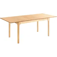 Beliani DELMAS - Uitschuifbare eettafel - Lichtbruin - 160/200 x 90 cm - MDF