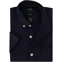 Camel active Overhemd donkerblauw linnen wijde fit
