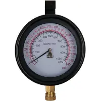 Ks Tools 150.2326 Manometer Ø 100,0 mm, 0 - 10 bar met 1/4 snelkoppeling