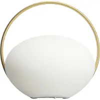 UMAGE Orbit Tafellamp Draagbaar - Draagbare lampen Staal White - 2400