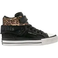 British knights - Roco Meisjes Sneakers Hoog - Maat 35 - Zwart - Meiden Schoenen
