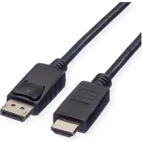 Roline DisplayPort Kabel DP - HDMI, M/M, zwart, 3 m