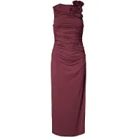 Y.A.S YAS Dames Jurken Yasdona Sl Long Dress - Bordeaux - Maat S