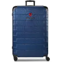 Tonino lamborghini Milano 4-wiel Trolley XL 83 cm speciale maat met rekbare vouw blauw