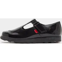 Kickers Fragma T-Bar Patent Junior - Zwart - Kind, Zwart