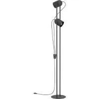 Eglo Tilston Vloerlamp - Leeslamp - E14 - 142.5 cm - Zwart - Kantelbaar