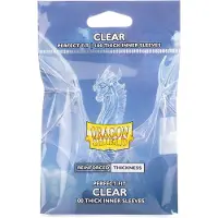 Dragon Shield - Perfect Fit Thick Inner Sleeves (63x88mm) - Clear
