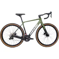 RINOS Sandman 3.0 Carbon - Gravel Fiets - Gravel Bike met SHIMANO 105 ST-R7000 - 22 versnellingen en schijfremmen - lichte fiets voor dames en heren - 700 x 40C - Zwart Groen M-54