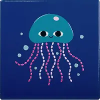 Kitsch Kitchen tegeltje Sealife jellyfish