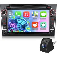 Hexinex Autoradio - Geschikt Voor Opel Meriva Corsa C D Astra G H - 2+64GB CARPLAY FM RDS - Achteruitrijcamera