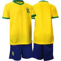 Avento Voetbalset Supporter - Junior - Geel/Blauw/Groen - 92