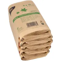 Pap Star 200 Compost zakken, papier 10 l 35 cm x 21 cm x 15 cm bruin
