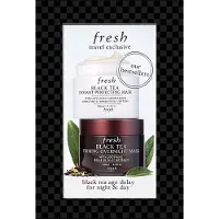 Fresh - Black Tea Instant Perfecting Mask 100ml & Black Tea Firming Overnight Mask 100ml - Black tea age-delay for night & day 2 x 100ml