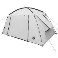 vidaXL Huisje Tent 4-persoons Wit Blackout Polyester