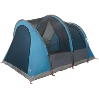 vidaXL Tunneltent met dak Blauw 370 x 275 x 210 cm Polyester en Staal