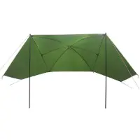 vidaXL Auto Tent met dak Groen 308 x 215 x 220 cm Polyester en Staal