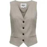 ONLY Bodywarmer 'ONLLIinda' taupe