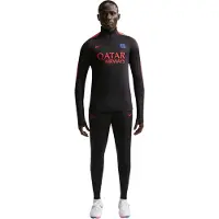 Nike Paris Saint-Germain Strike Trainingspak 1/4-Zip 2026-2027 Zwart Felrood Donkerblauw
