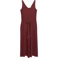 s.Oliver regular fit jumpsuit met strikceintuur van katoenmix