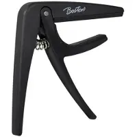 Boston Capo - BC-86-BK - Veermechanisme - Klassieke gitaar - Zwart