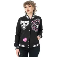 Heartless - Crazy On The Inside Varsity jacket - XXL - Zwart