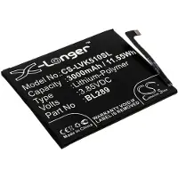 123accu Lenovo BL289 accu (3.85 V, 3000 mAh, huismerk)