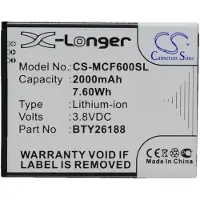 123accu Mobistel BTY26188 accu (2000 mAh, huismerk)