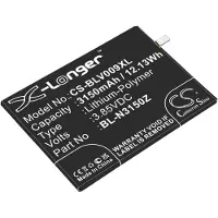 123accu Blu BL-N3150Z accu (3150 mAh, huismerk)