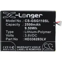 123accu Gsmart HD336283LV accu (2500 mAh, huismerk)
