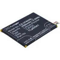 123accu Alcatel TLp025A1 accu (2500 mAh, huismerk)
