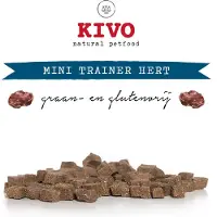 Kivo Petfood Hondensnack Mini Trainer Hert 2 zakken x 175 gram - Graanvrij en Glutenvrij