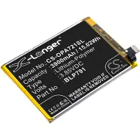 123accu OPPO Reno 4 4G / A73 4G / BLP791 accu (3900 mAh, huismerk)