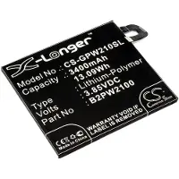 123accu Google B2PW2100 / 35H00263-00M accu (3400 mAh, huismerk)