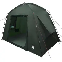 vidaXL Huisje Tent 3-persoons Leger Groen Polyester