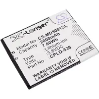 123accu Medion CPLD-336 accu (2000 mAh, huismerk)
