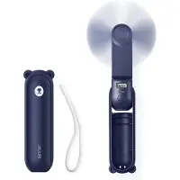 JISULIFE Draagbare ventilator Handheld Fan 8 Blauw