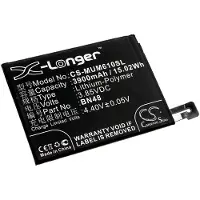 123accu Xiaomi Redmi Note 6 Pro / BN48 accu (3.85 V, 3900 mAh, huismerk)
