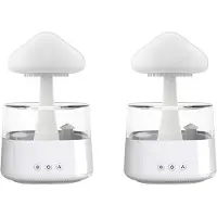 Semoic 2X Regenwolk Luchtbevochtiger Verstuiver Aromatherapie Machine Verstuiver Huishoudelijke Voeding 5V 2A Niet-Oplaadbaar