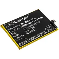 123accu OPPO BLP727 accu (3.85V, 4900 mAh, huismerk)
