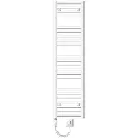 LuxeBath Elektrische badkamerradiator met verwarmingselement 1200W 300x1400 mm wit recht met zijaansluiting
