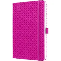 Sigel weekagenda Flair 2026 - formaat A5 - Fuchsia Pink - hardcover - SI-J6105