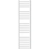 LuxeBath Elektrische badkamerradiator met verwarmingselement 1200W 300x1400 mm Wit rechte zijaansluiting & thermostaat Digitaal display