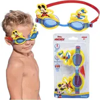 Sarcia.eu DISNEY Mickey Mouse Verstelbare zwembril voor kinderen met UV-bescherming, siliconen zwembril voor jongens
