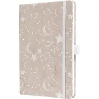 Sigel weekagenda Beauty 2026 - formaat A5 - Cosmic Fantasy Beige - hardcover - SI-J6349