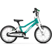 Woom Kinderfiets 2 GO Metallic Turquoise